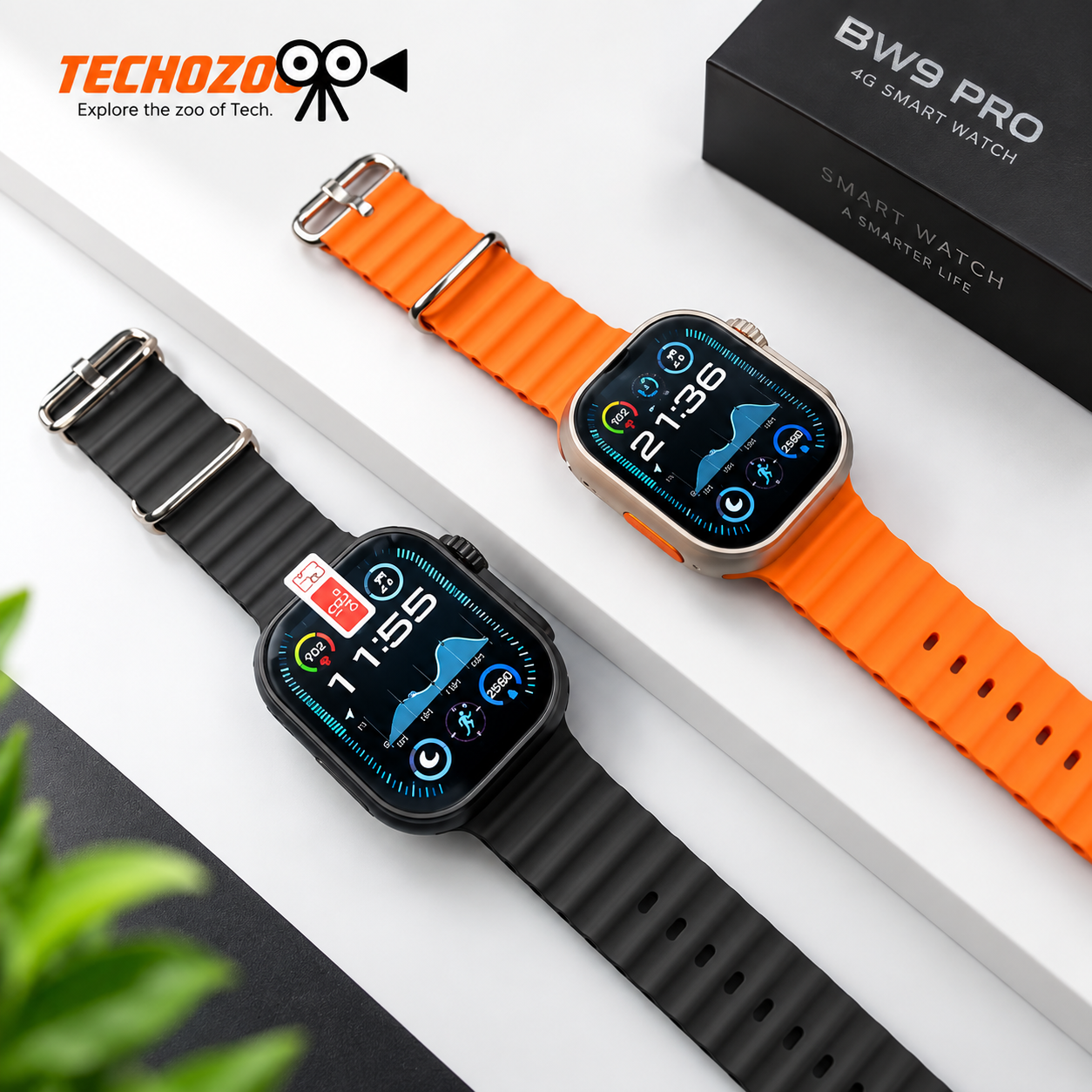 BW9 Pro 4G Smart Watch with 2.01″ Display & Built-in Camera
