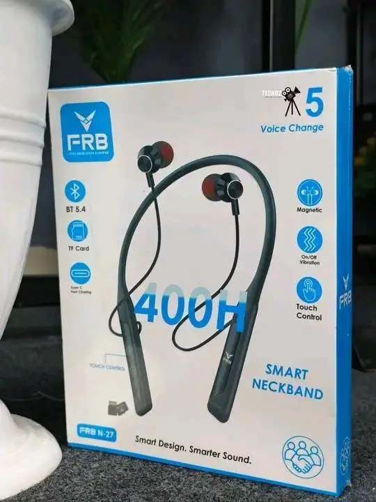 FRB N-27 400H Wireless Neckband – Bluetooth 5.4