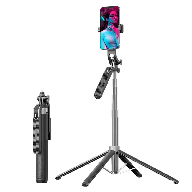 P180 1.8M Selfie Stick Quadrapod & Tripod with Bluetooth Remote