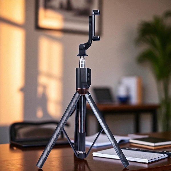 Plokama K9 Selfie Stick Tripod without LED Light & Bluetooth Remote – 5.7 Feet
