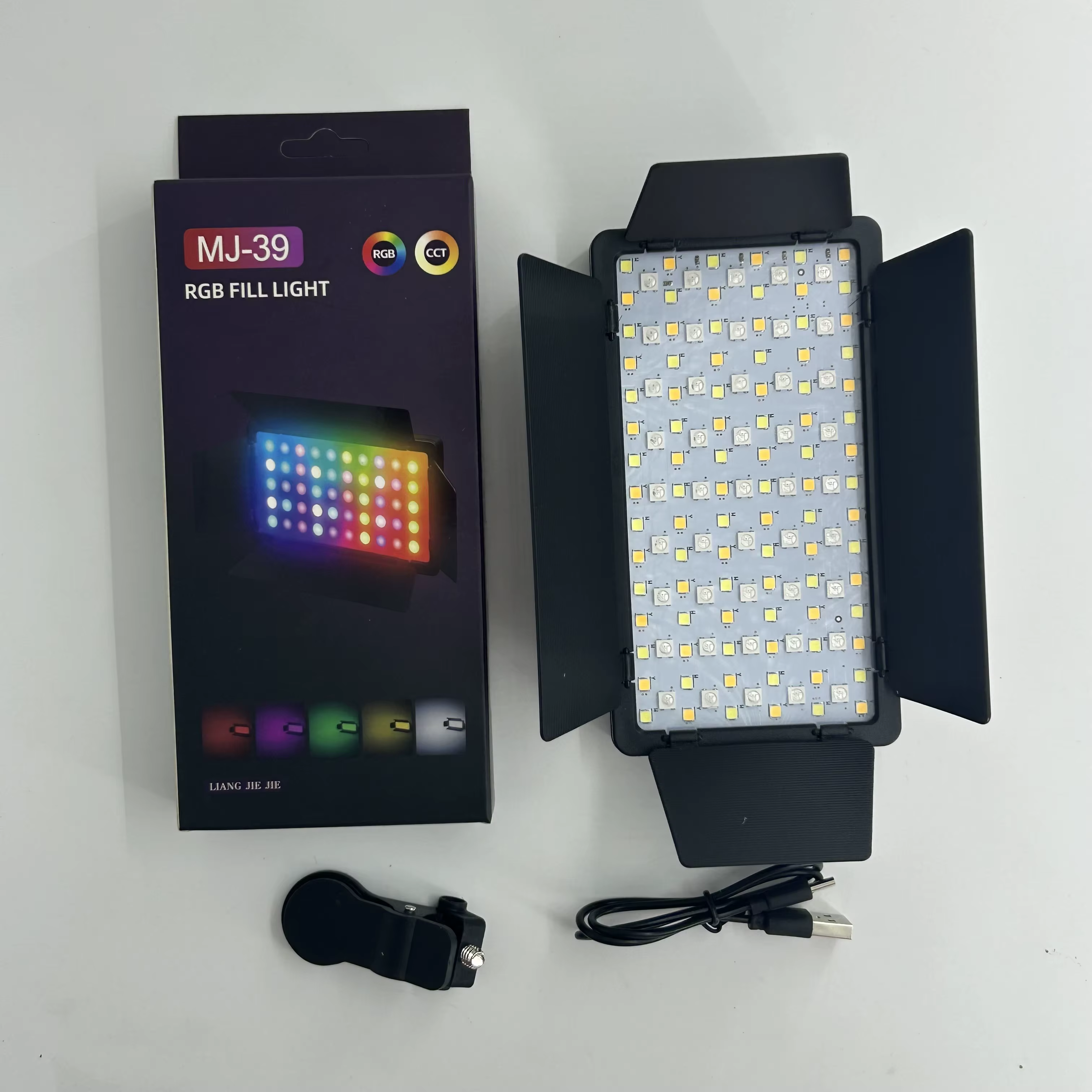 MJ-39 RGB Fill Light – Rechargeable Portable LED Video Light